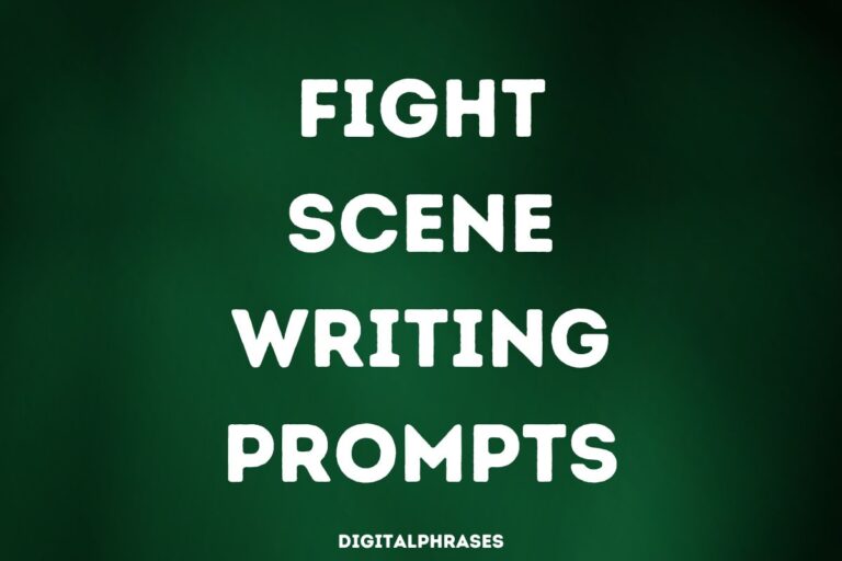 Fight Scene Writing Prompts