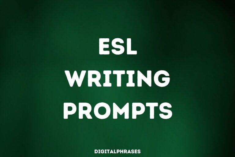 ESL Writing Prompts