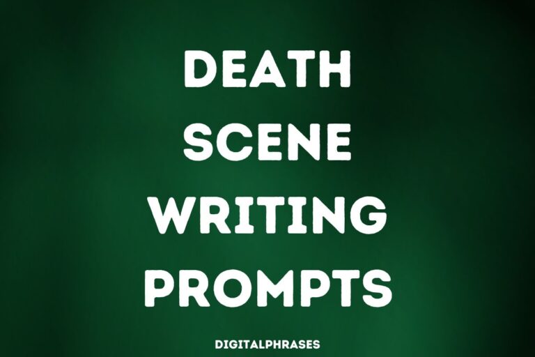 Death Scene Writing Prompts