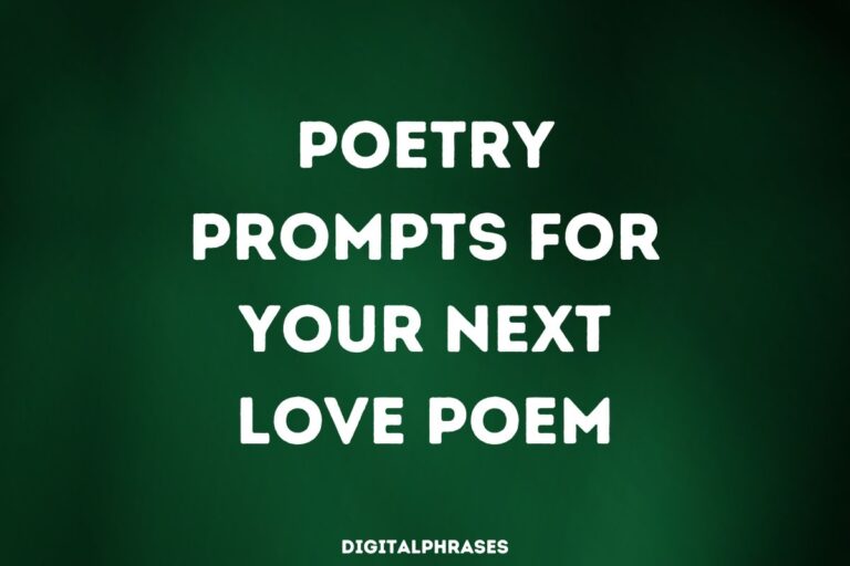 35 Poetry Prompts for Your Next Love Poem