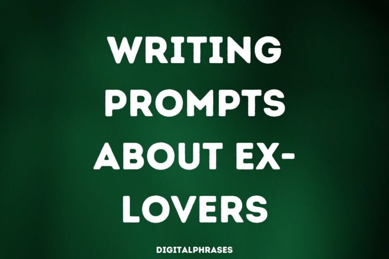 24 Writing Prompts about Ex-Lovers