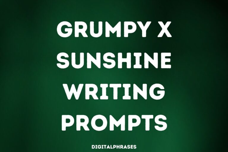 30 Grumpy x Sunshine Writing Prompts