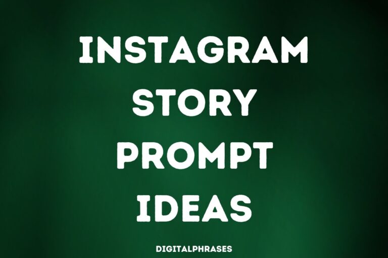 Instagram Story Writing Prompts