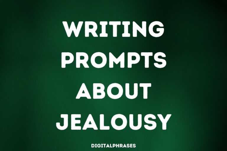 32 Writing Prompts about Jealousy