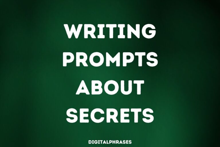 32 Writing Prompts about Secrets