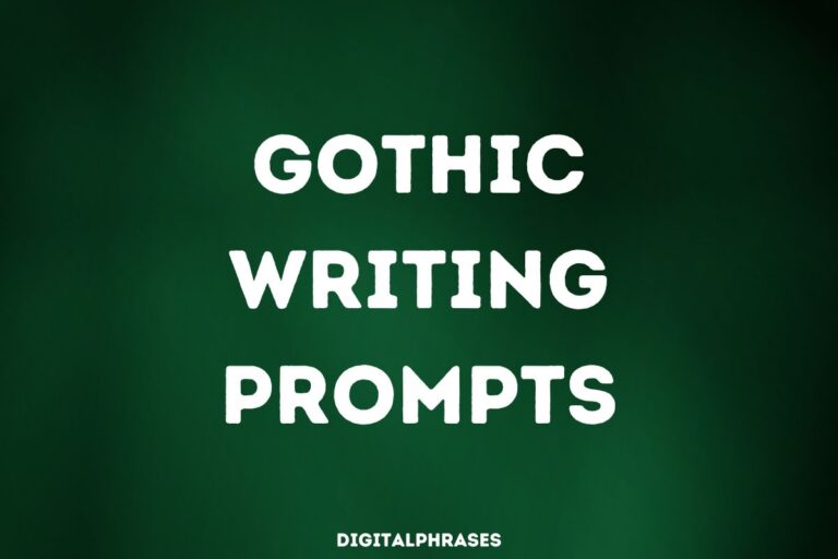 36 Gothic Writing Prompts and Story Ideas
