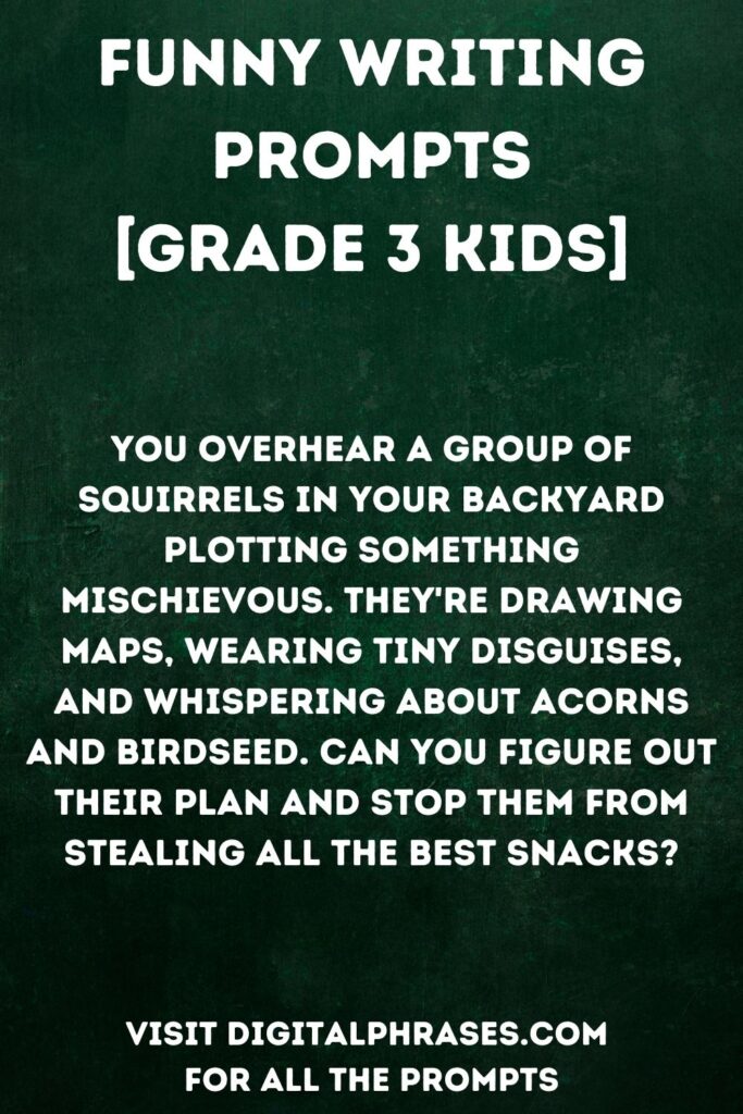 Funny Writing Prompts for Grade 3 Kids