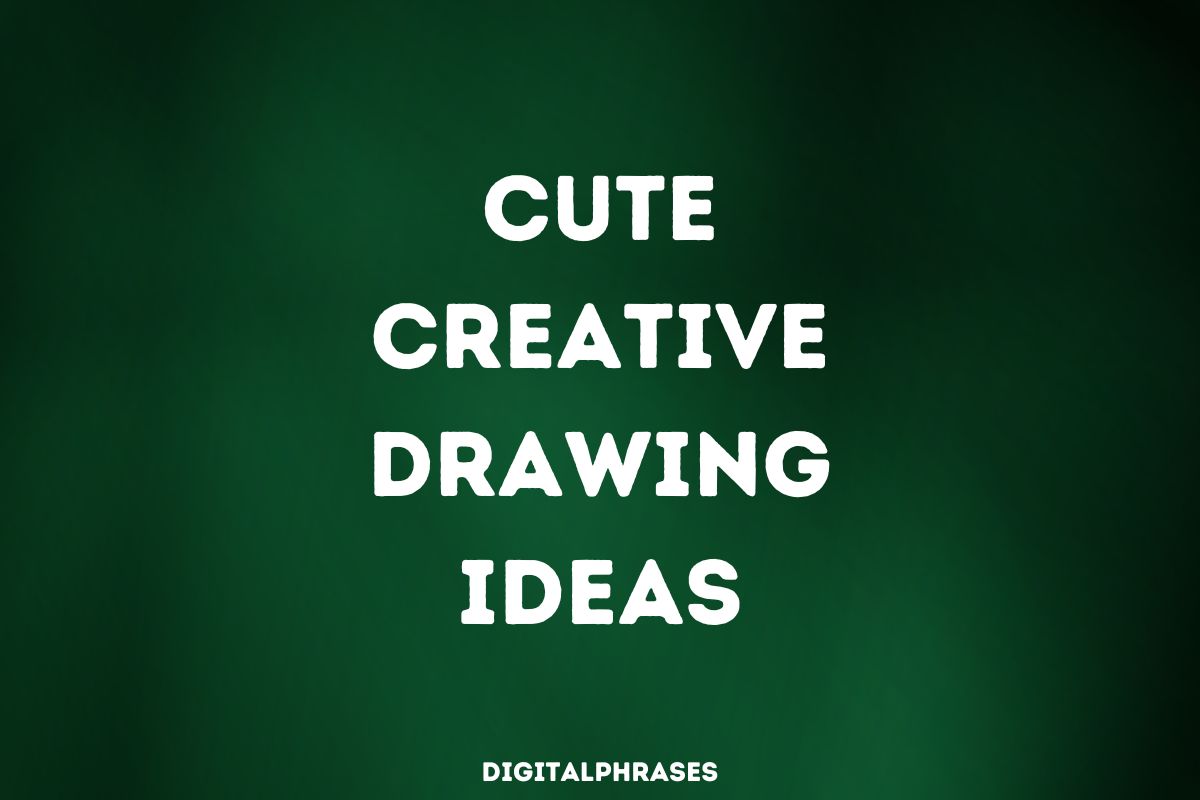 cute creative drawing ideas