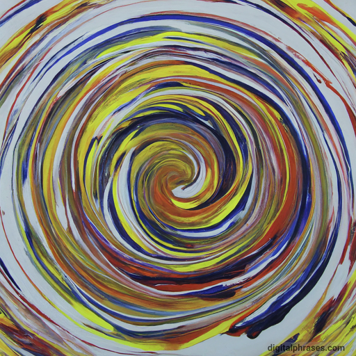45 Cute Creative Drawing Ideas That Are Super Cool painting of a swirling vortex design