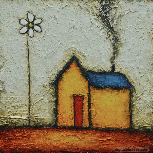 40 Drawing Ideas for Kids | Simple + Challenging painting of a house