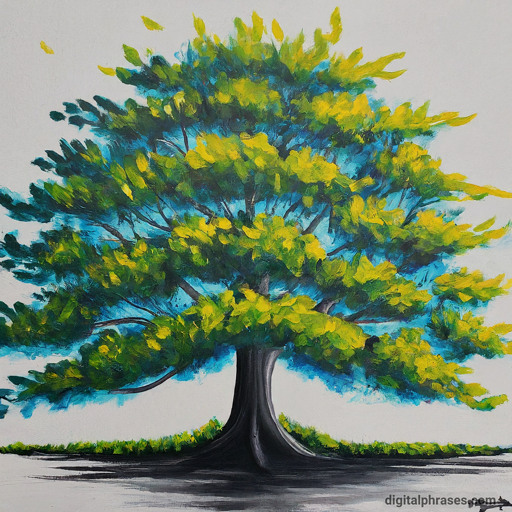 40 Drawing Ideas for Kids | Simple + Challenging painting of a tree