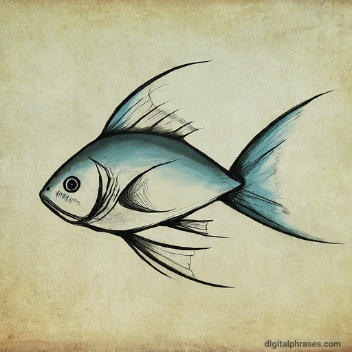 painting of a fish