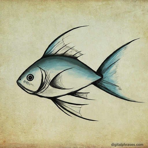 40 Drawing Ideas for Kids | Simple + Challenging painting of a fish