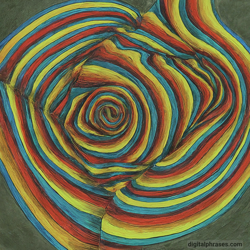 color sketch of an optical illusion