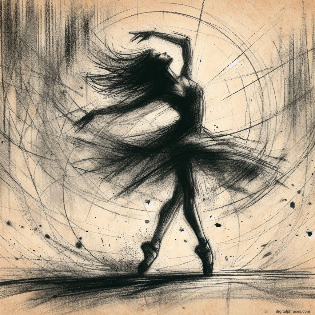 sketch of a dancer