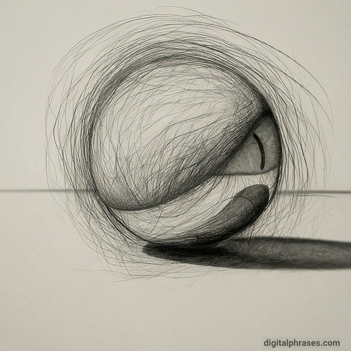 sketch of a 3d circle lying on a table