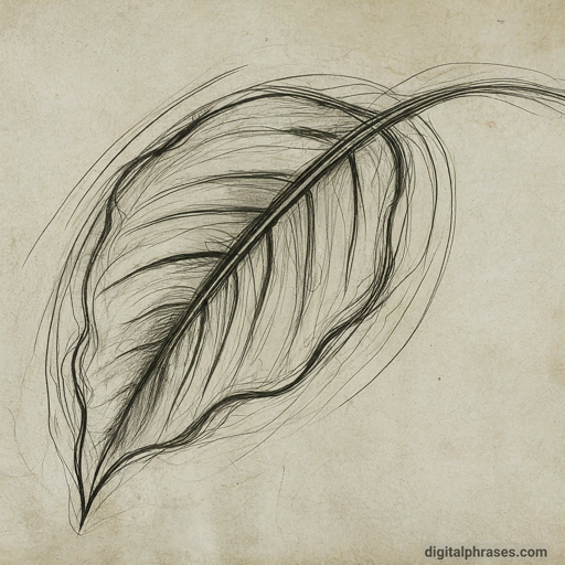 48 Easy Drawing Ideas sketch of a leaf
