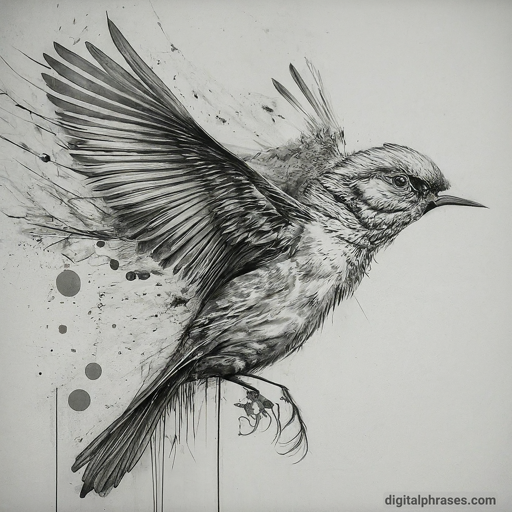 48 Easy Drawing Ideas sketch of a bird