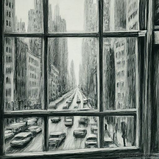 48 Easy Drawing Ideas pencil sketch of the outside view from a window