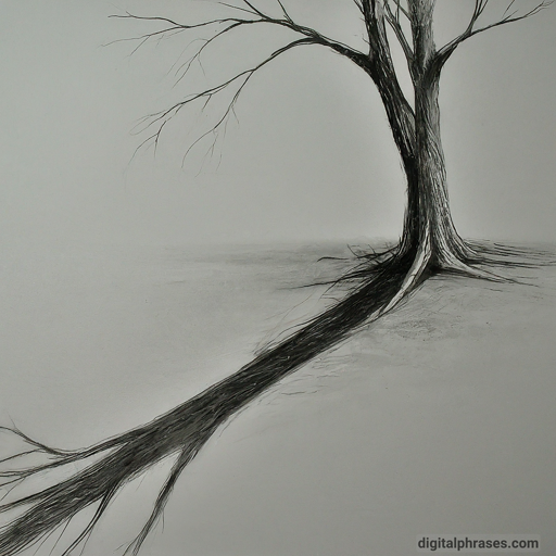 48 Easy Drawing Ideas pencil sketch of a tree and its shadow