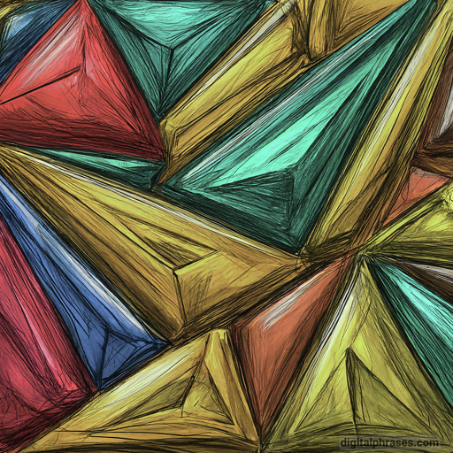 drawing of a set of interlocking triangles
