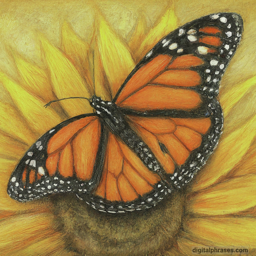 20 Drawing Ideas of Flowers drawing of a butterfly on a tulip