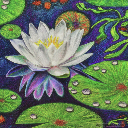 20 Drawing Ideas of Flowers drawing of A Flower Floating on Water