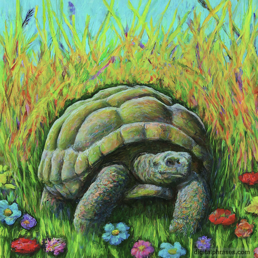 drawing of tortoise