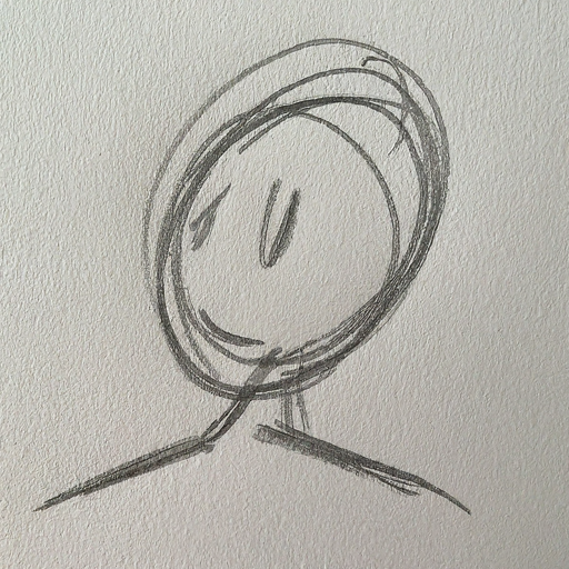 pencil sketch of a random object
