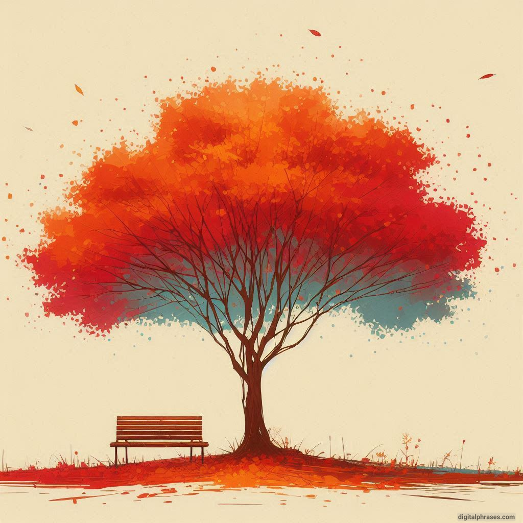 20 Fall/Autumn Drawing Ideas Focusing on Trees and Leaves