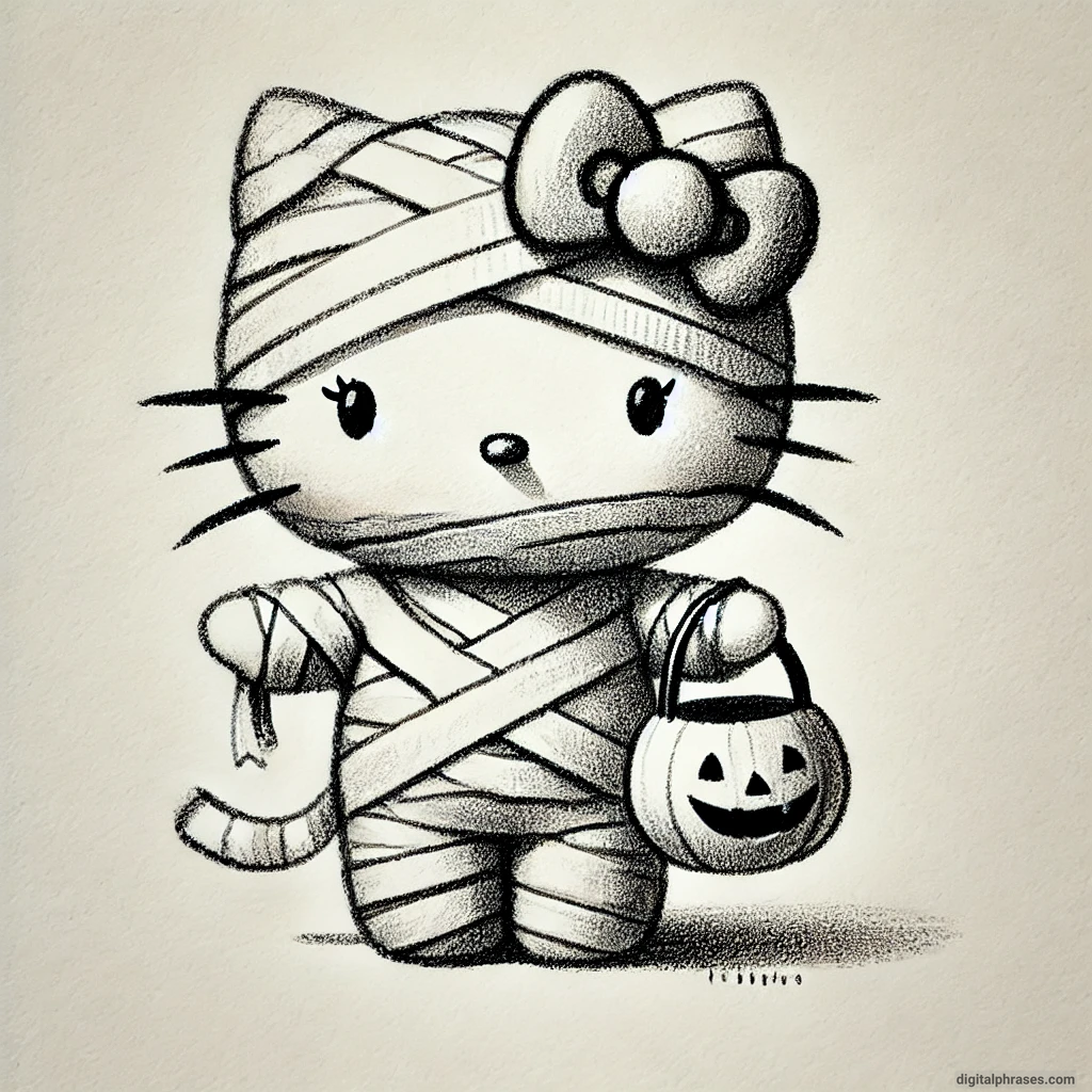 21 Hello Kitty Halloween Drawing Ideas 21 Hello Kitty Halloween Drawing Ideas