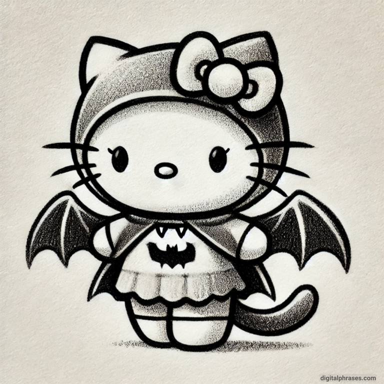 21 Hello Kitty Halloween Drawing Ideas