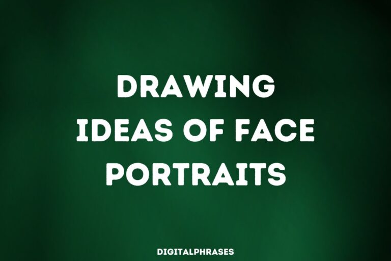 Drawing Ideas of face portraits