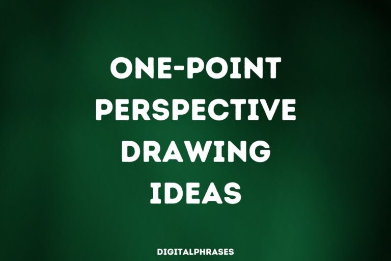 One Point Perspective Drawing Ideas