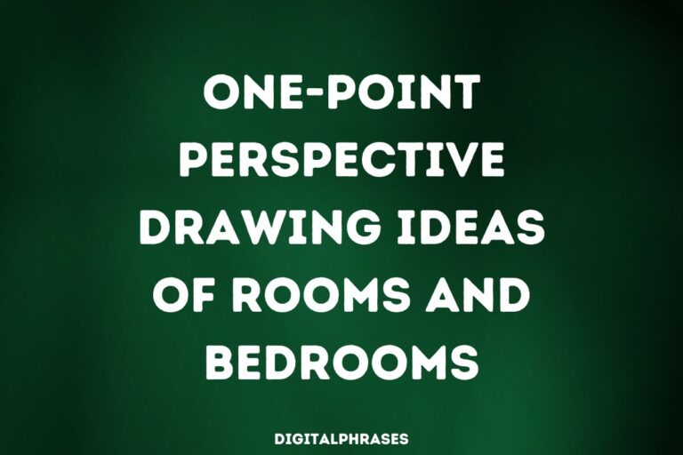 80 One Point Perspective Room/Bedroom Drawings