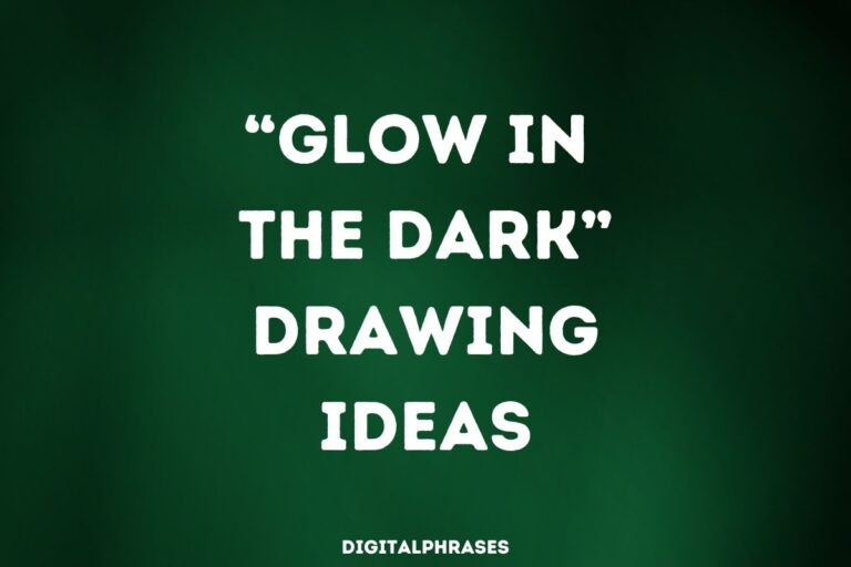 77 Glow In The Dark Drawing Ideas