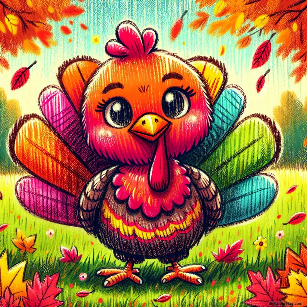 100 Turkey Drawing Ideas (Easy, Difficult, Cute, Funny and Cartoonish)