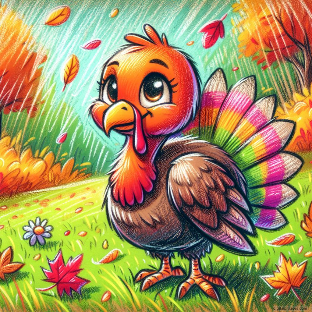 100 Turkey Drawing Ideas (Easy, Difficult, Cute, Funny and Cartoonish)