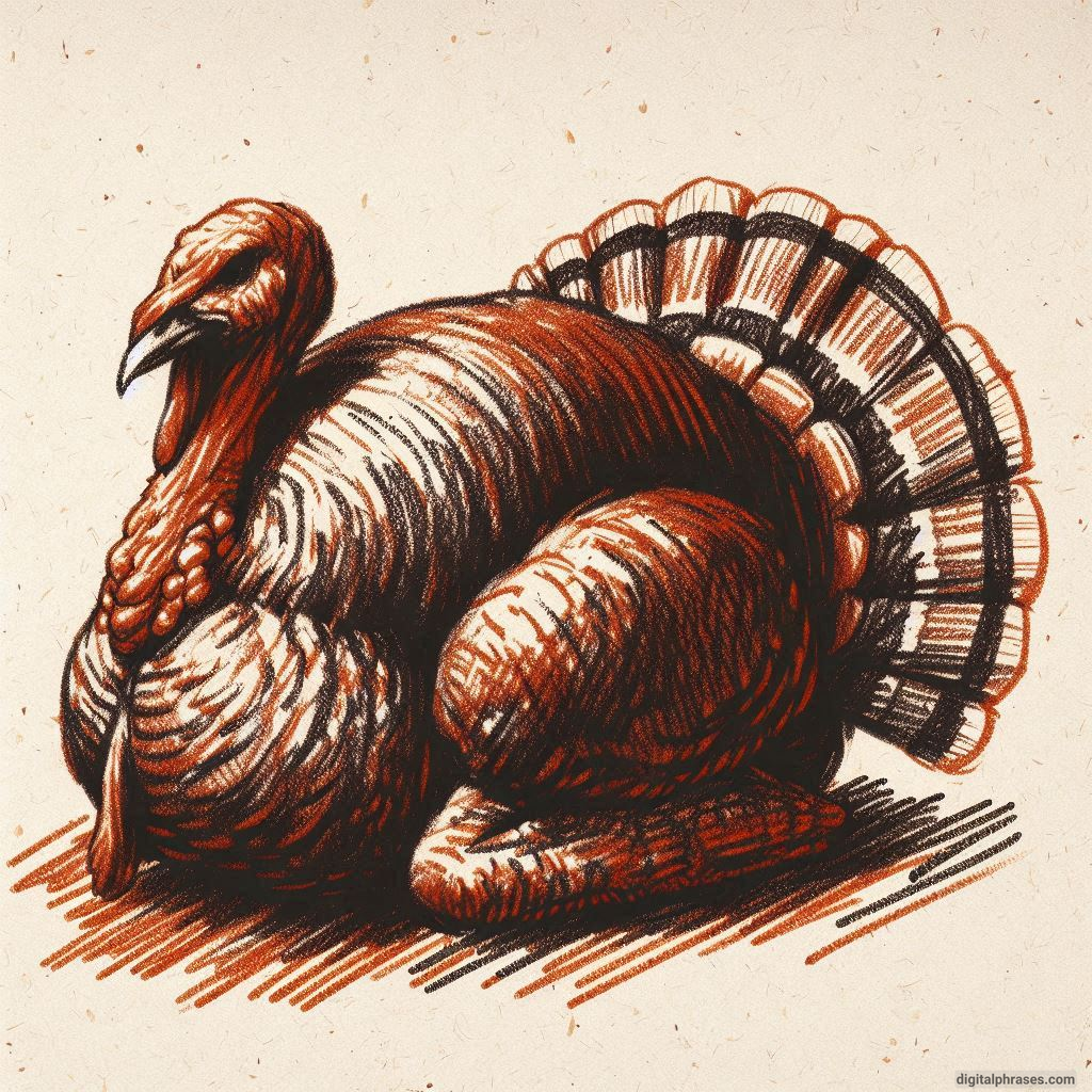 55 Thanksgiving Turkey Drawing Ideas