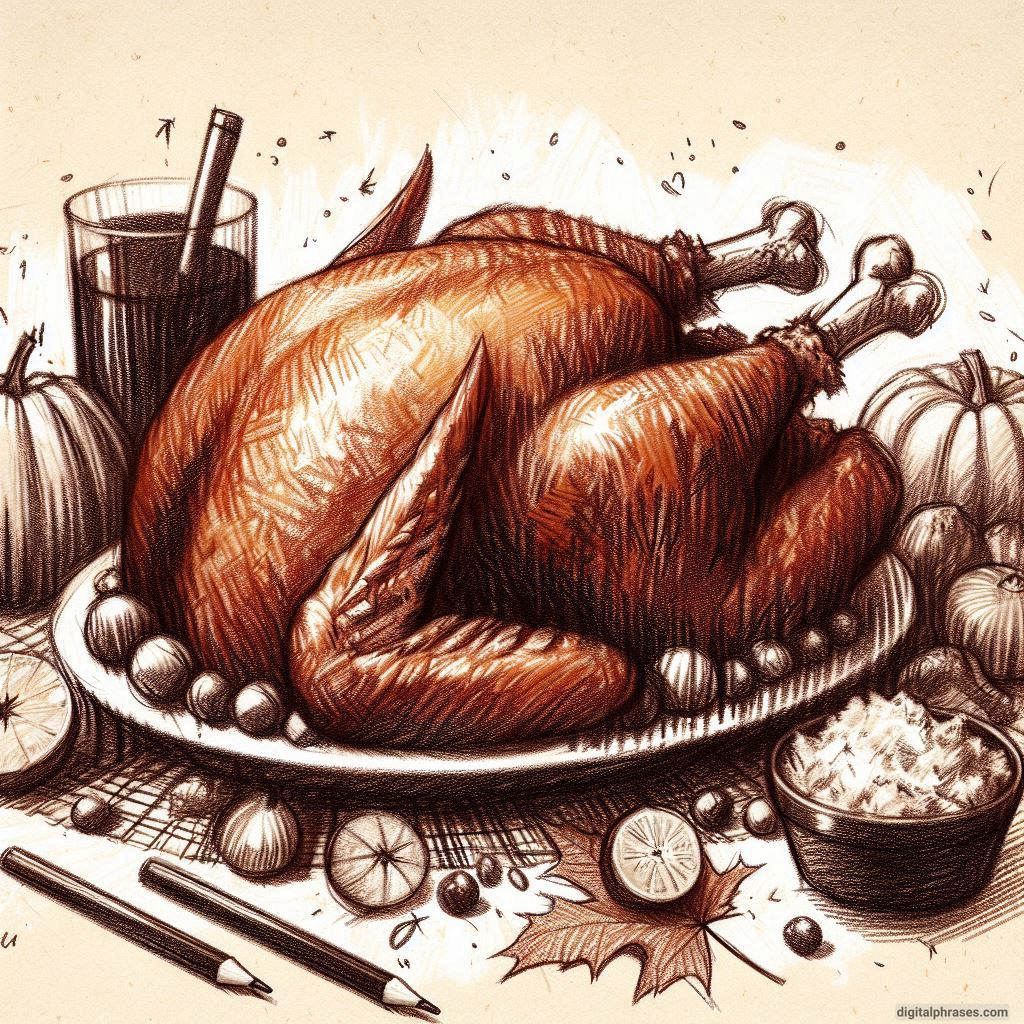 55 Thanksgiving Turkey Drawing Ideas