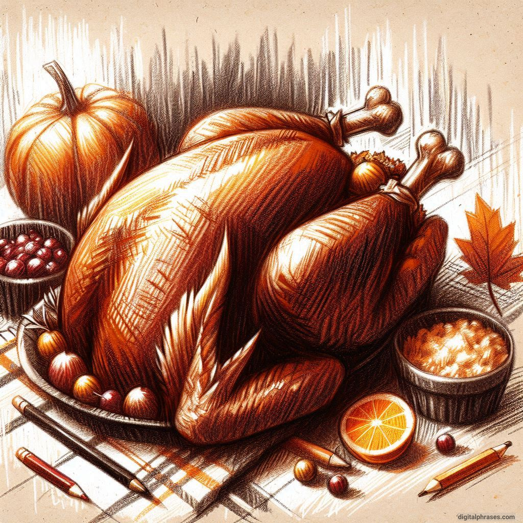 55 Thanksgiving Turkey Drawing Ideas