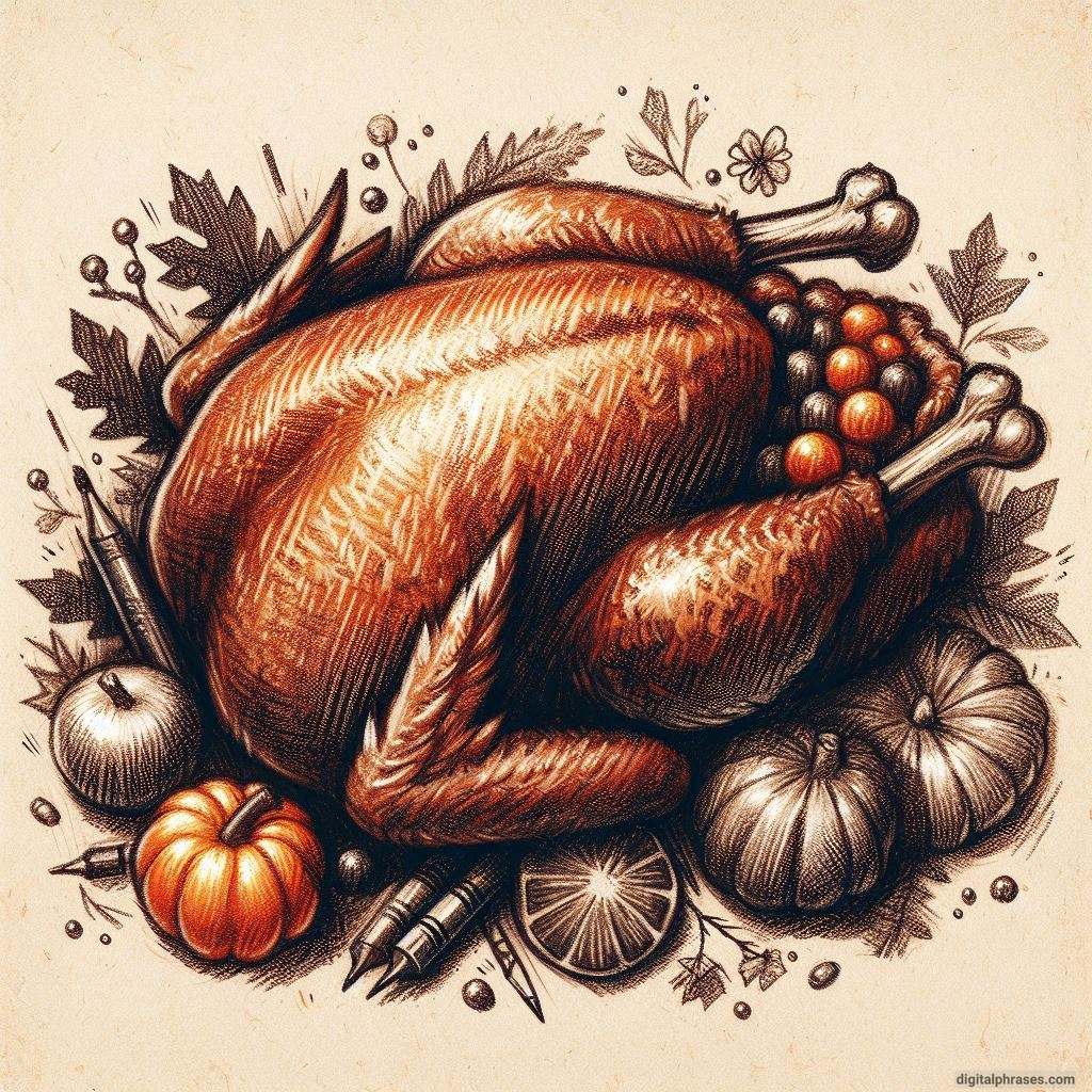 55 Thanksgiving Turkey Drawing Ideas