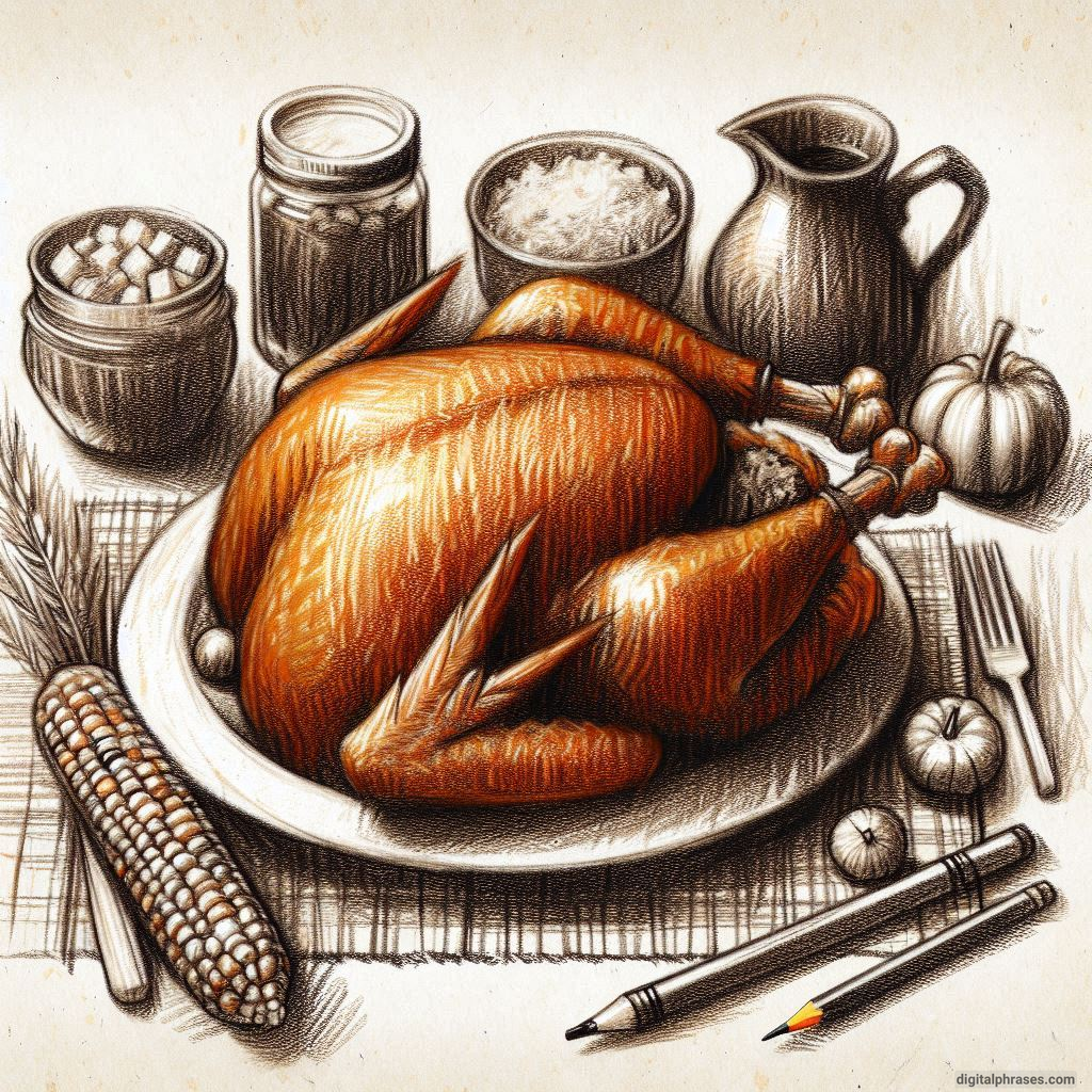 55 Thanksgiving Turkey Drawing Ideas