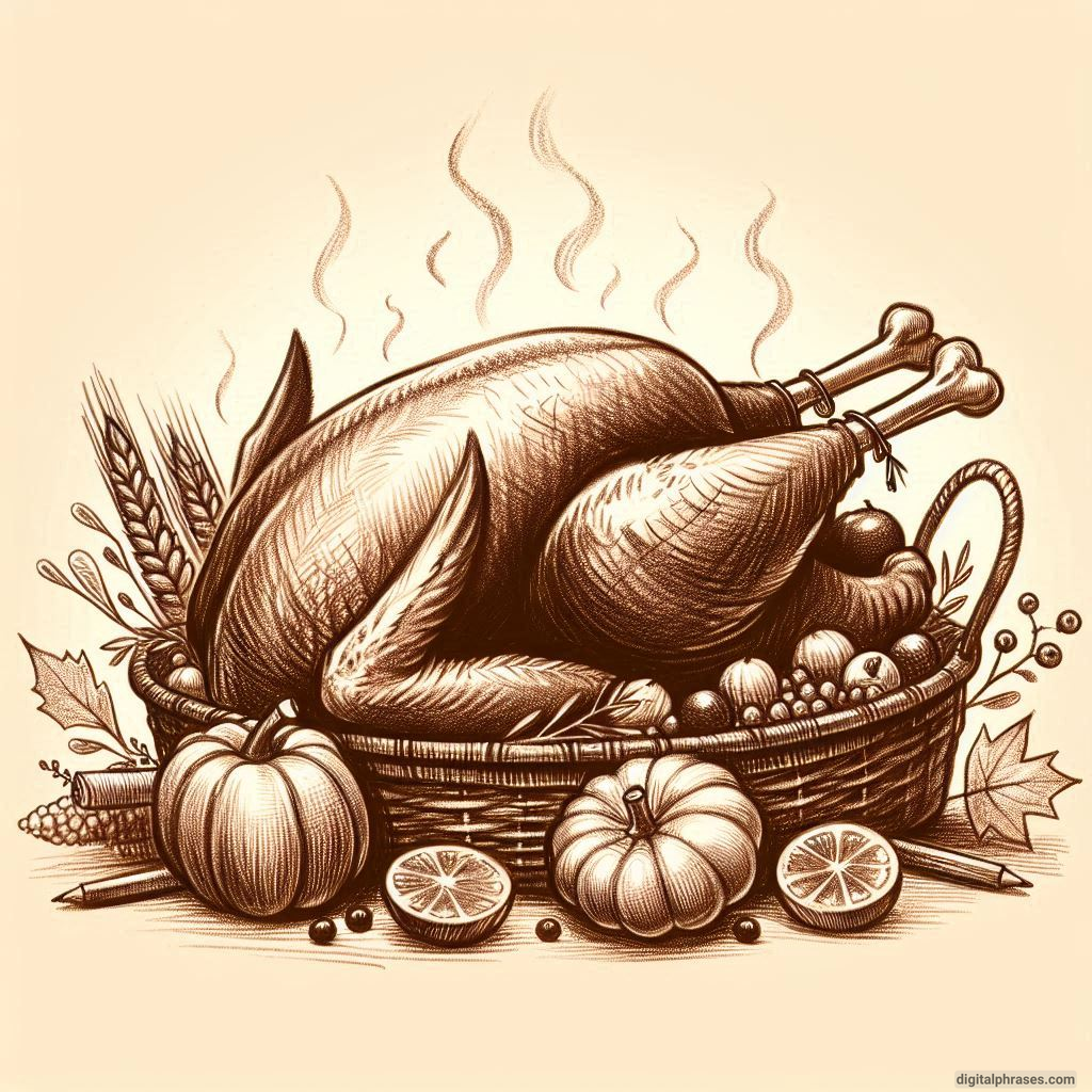 55 Thanksgiving Turkey Drawing Ideas