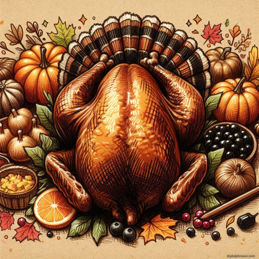 55 Thanksgiving Turkey Drawing Ideas