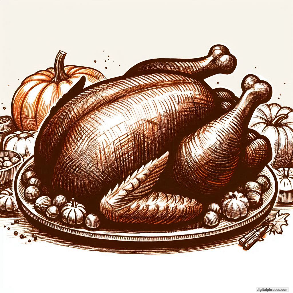 55 Thanksgiving Turkey Drawing Ideas