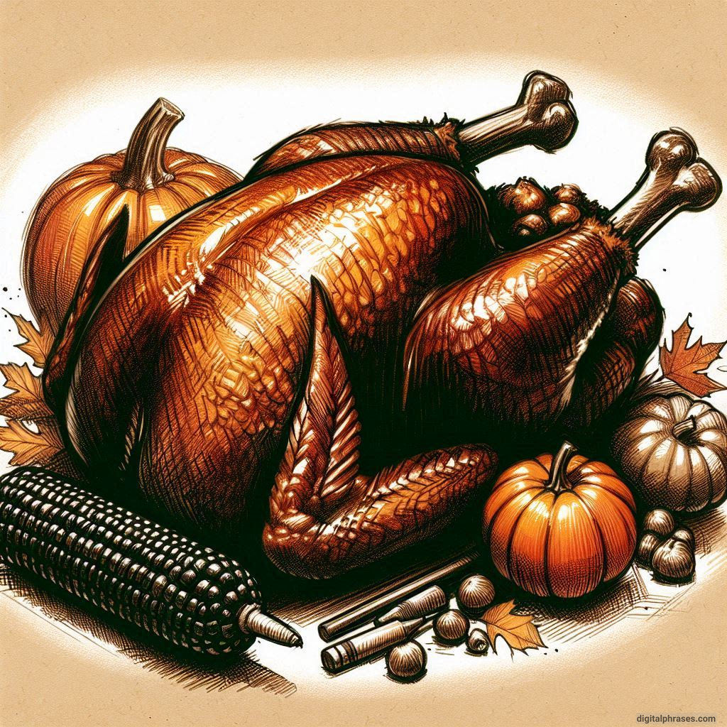 55 Thanksgiving Turkey Drawing Ideas