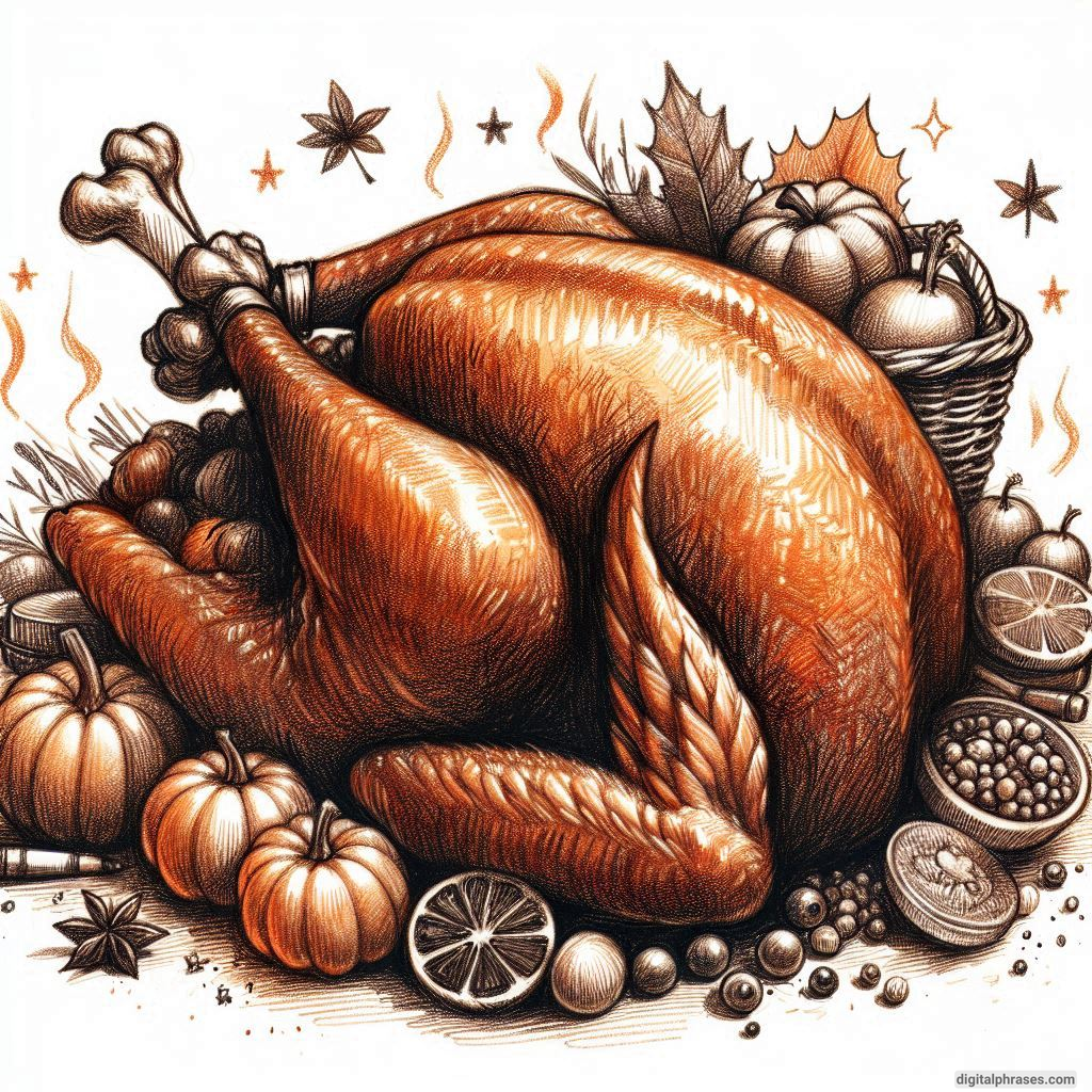 55 Thanksgiving Turkey Drawing Ideas