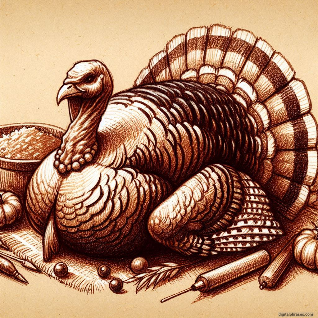 55 Thanksgiving Turkey Drawing Ideas