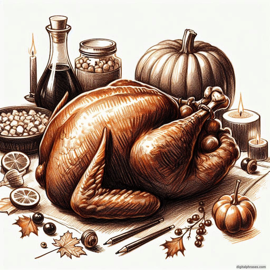 55 Thanksgiving Turkey Drawing Ideas